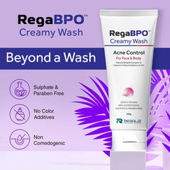 Rega-BPO Acne Control Creamy Wash, 100 gm