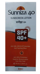 Sunniza Sunscreen Lotion SPF 40+, 50gm