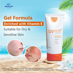 UVSmart Gel Sunscreen SPF 40 PA++++, 50gm