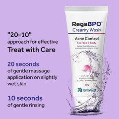 Rega-BPO Acne Control Creamy Wash, 100 gm