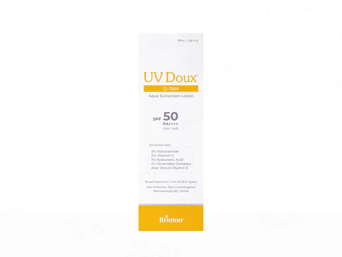 UV Doux D-Tan Aqua Sunscreen Lotion SPF 50 PA++++