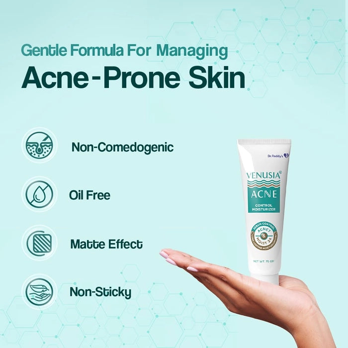 Venusia Acne Control Moisturizer Lotion, 75gm