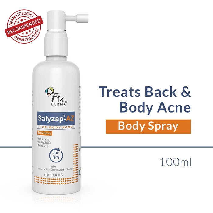 Fixderma Salyzap-AZ Body Spray, 100ml