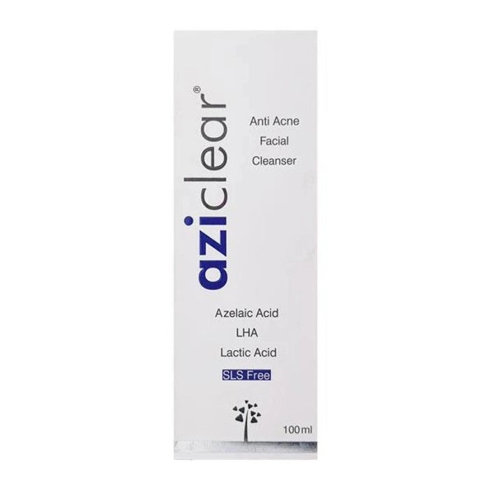 Aziclear Anti Acne Facial Cleanser, 100 ml