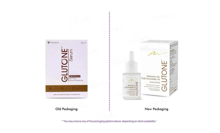 Glutone Serum, Melazero 1% X50 Purewhite 1% Serum