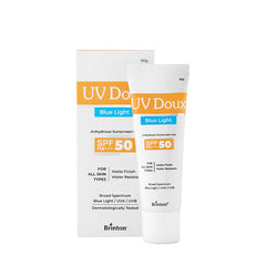 UV Doux Blue Light Anhydrous Sunscreen Gel SPF 50 PA+++, 50gm