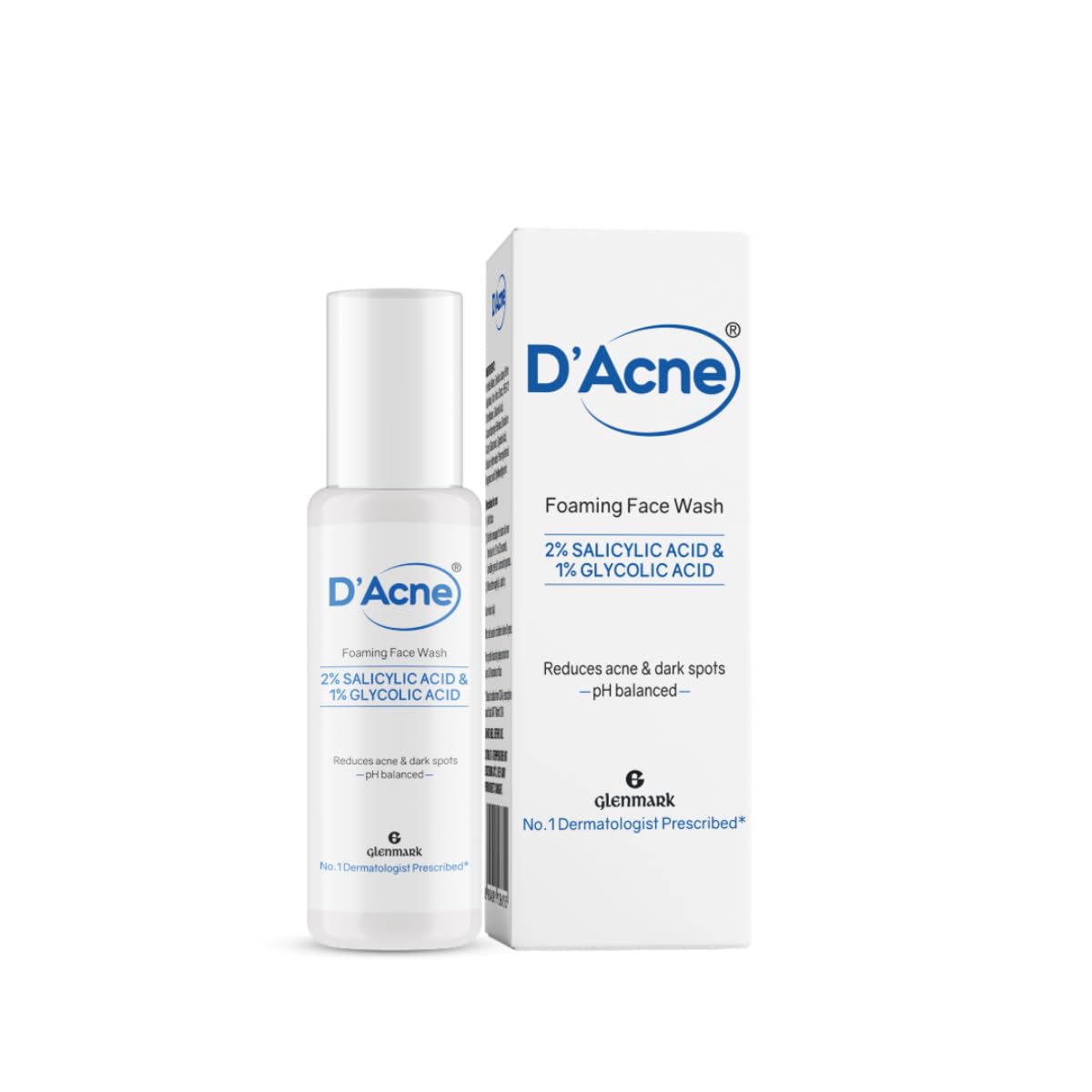D'Acne Foaming Face Wash, 60ml