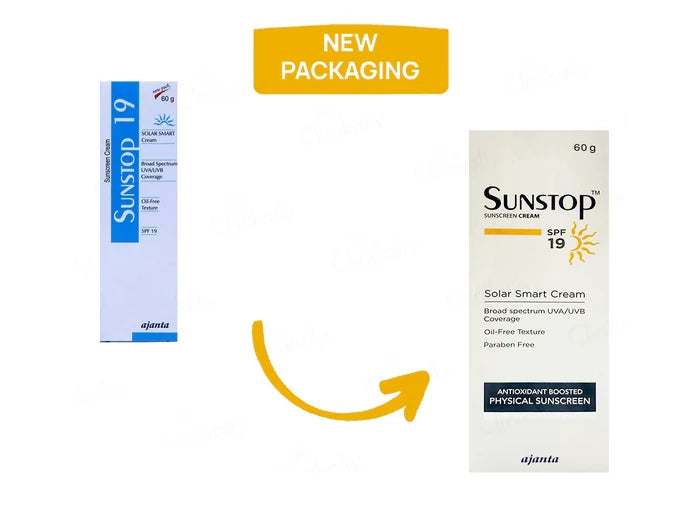 Sunstop 19 Cream SPF 19, 60 gm