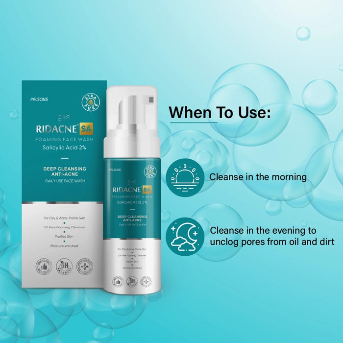 Ridacne Sa Foaming Face Wash, 100ml
