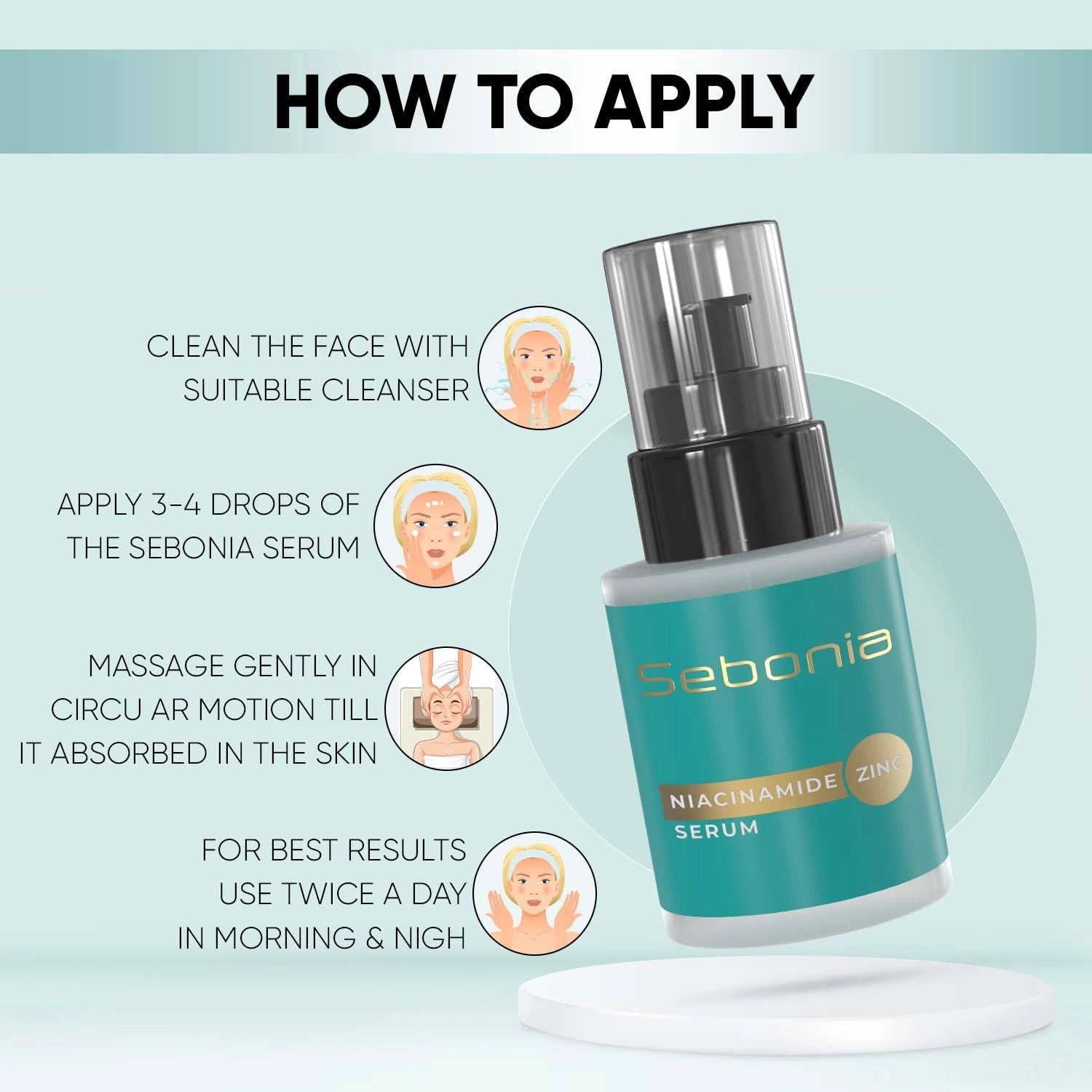 Sebonia Niacinamide Zinc Serum