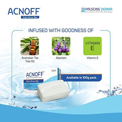 Acnoff Anti-Acne Bar, 100gm