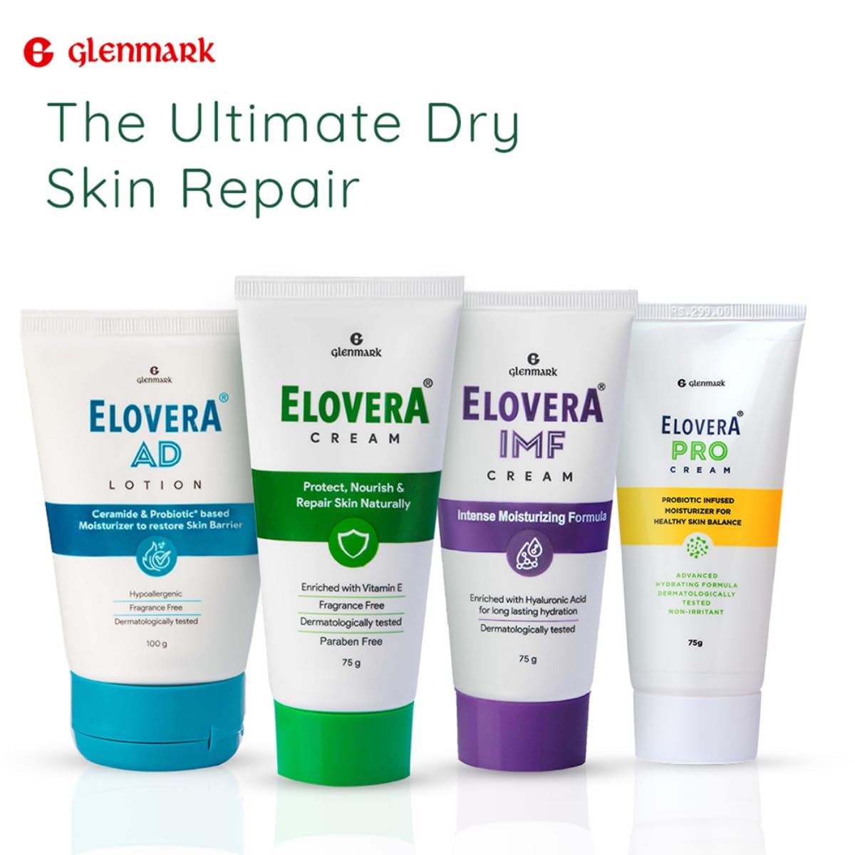 Elovera Daily Moisturising Cream for Dry Skin with Aloe Vera & Vitamin E | Protects, Nourishes and Repairs the Skin