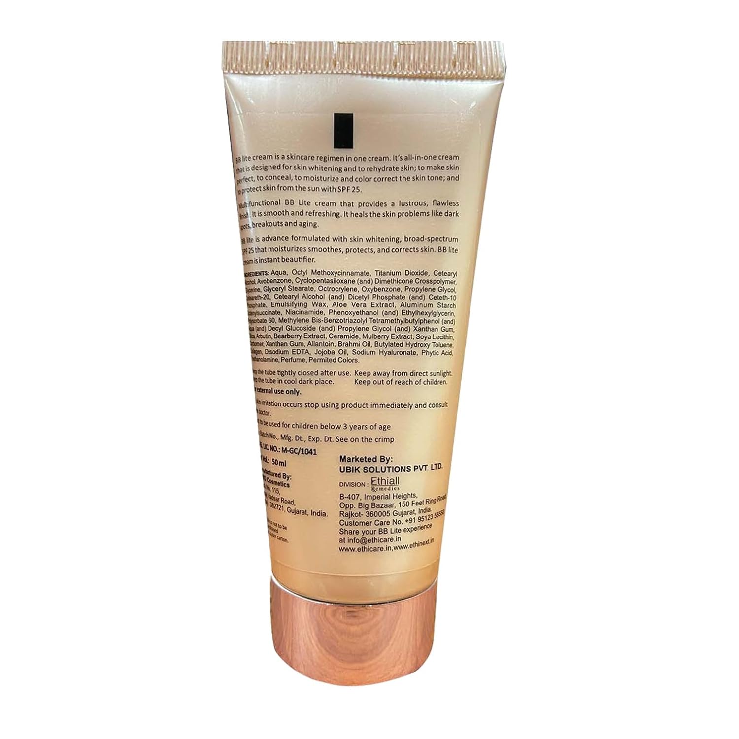 BB Lite Premium All in One Skin Whitening Cream SPF 25 PA++ 50 ml