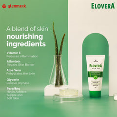 Elovera Daily Moisturising Cream for Dry Skin with Aloe Vera & Vitamin E | Protects, Nourishes and Repairs the Skin