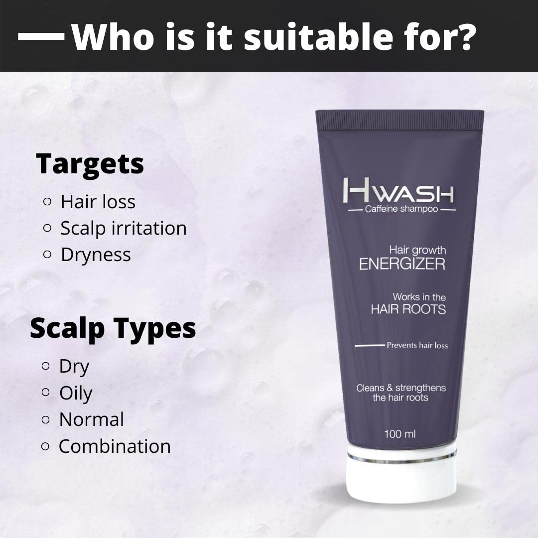 Hwash Caffeine Shampoo 100 ml