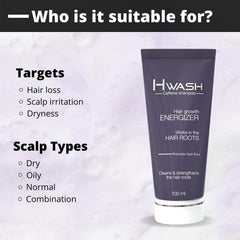 Hwash Caffeine Shampoo 100 ml