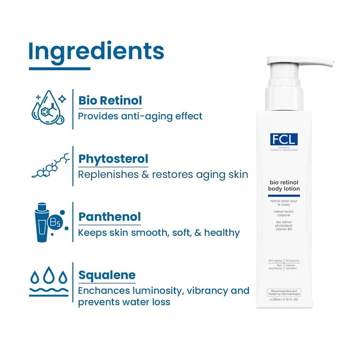 FCL Bio Retinol Body Lotion, 200ml
