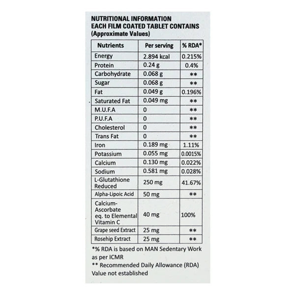 Glutaderm Tablet