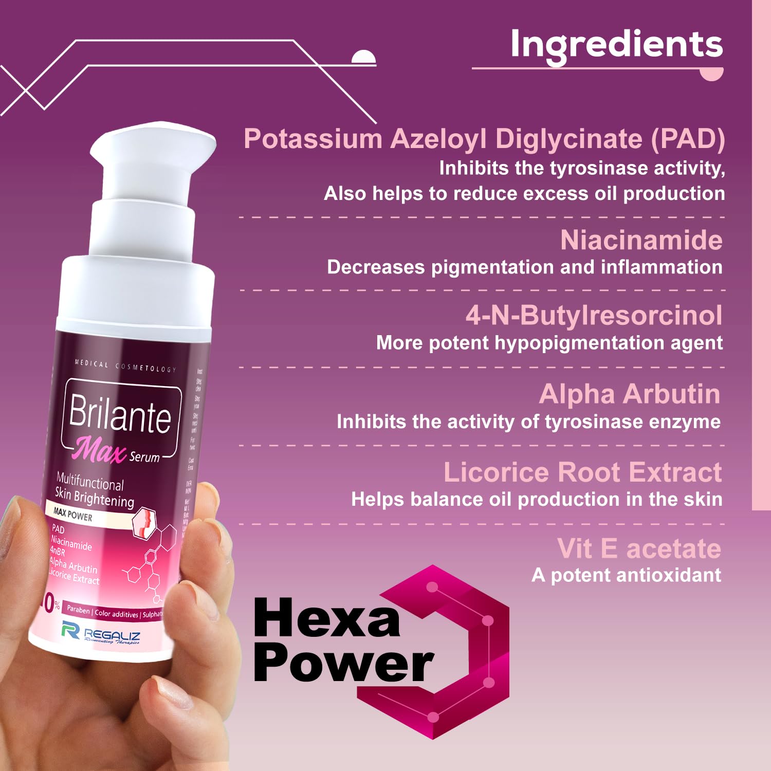 Brilante Max Skin Brightening Serum, 30ml