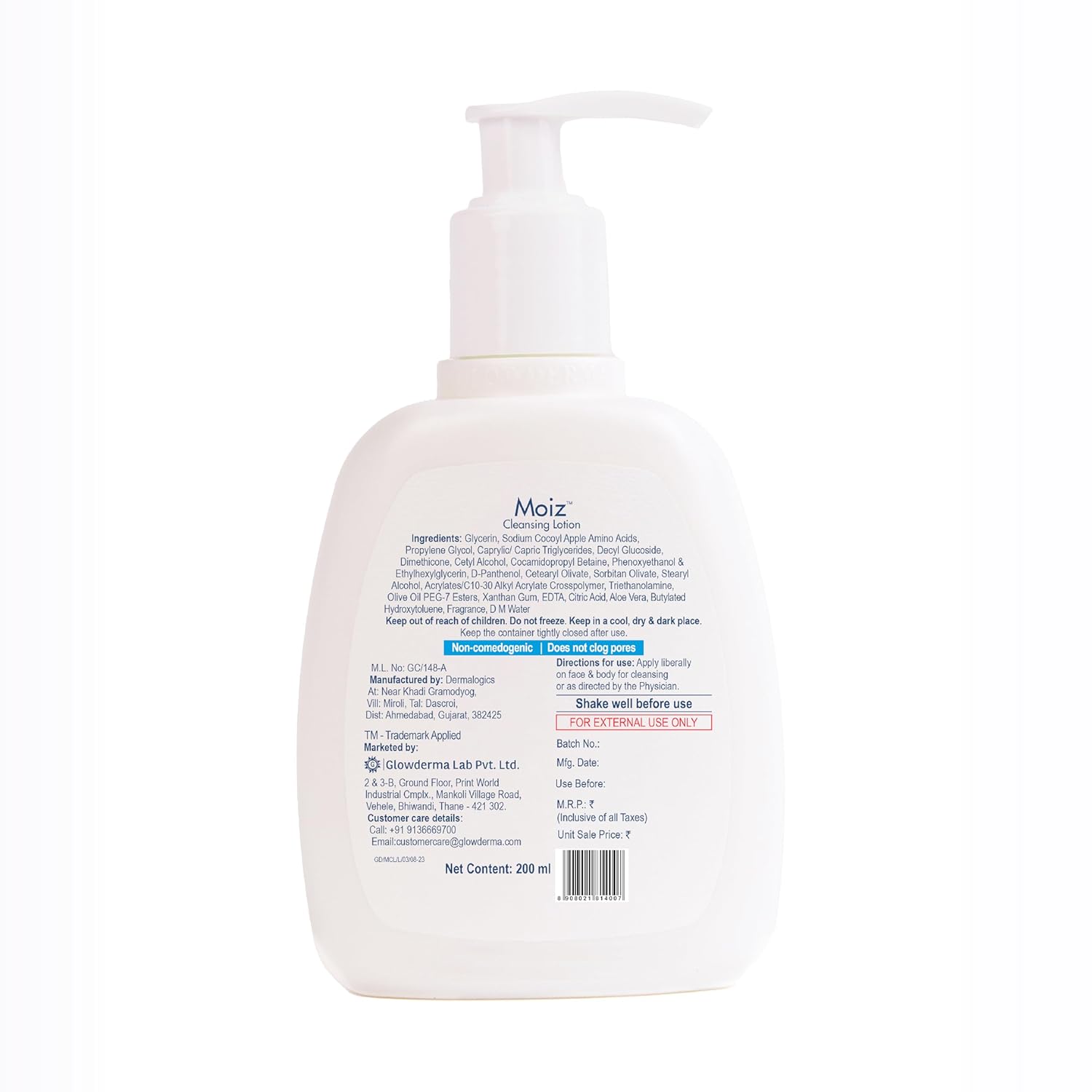 Moiz Cleansing Face & Body Lotion