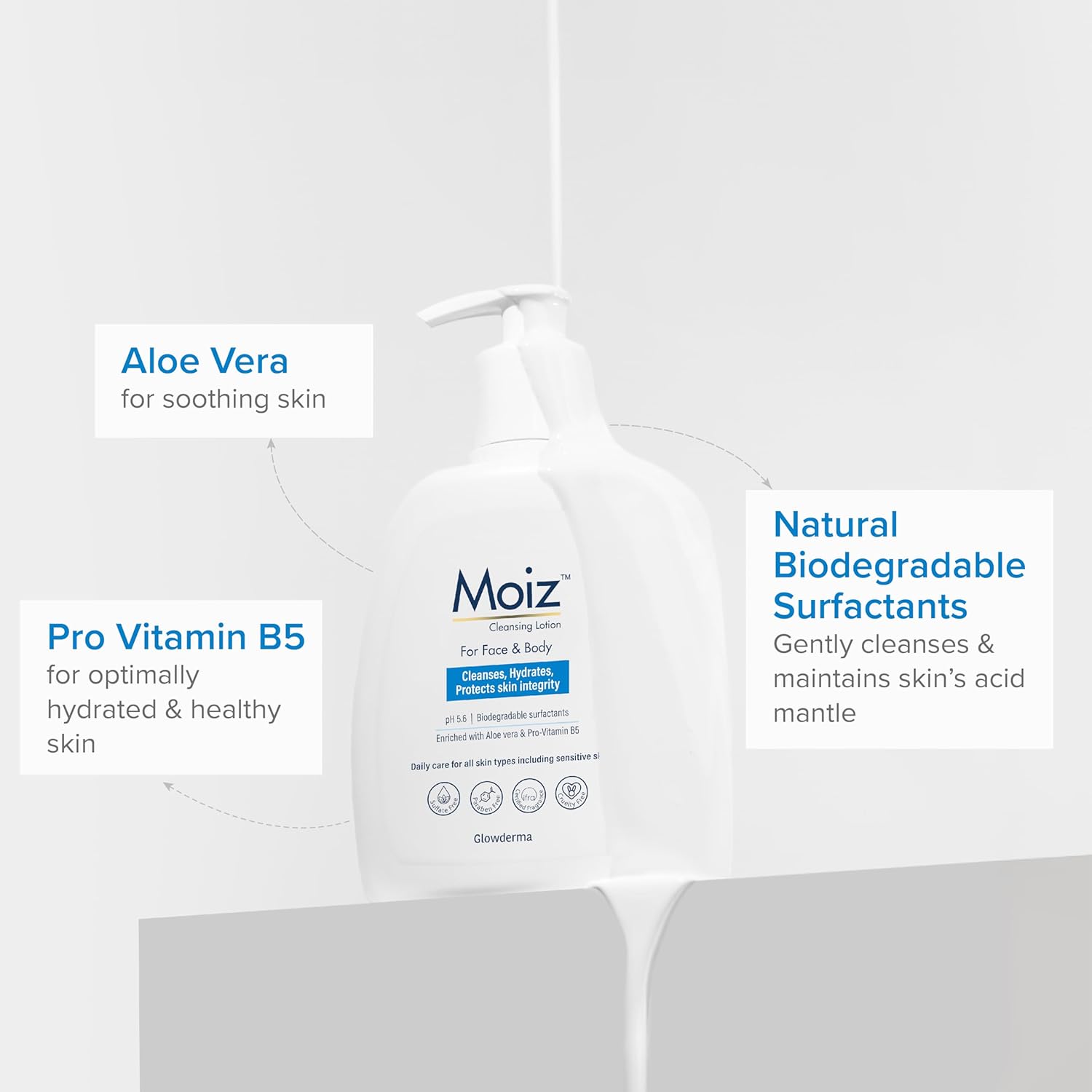 Moiz Cleansing Face & Body Lotion