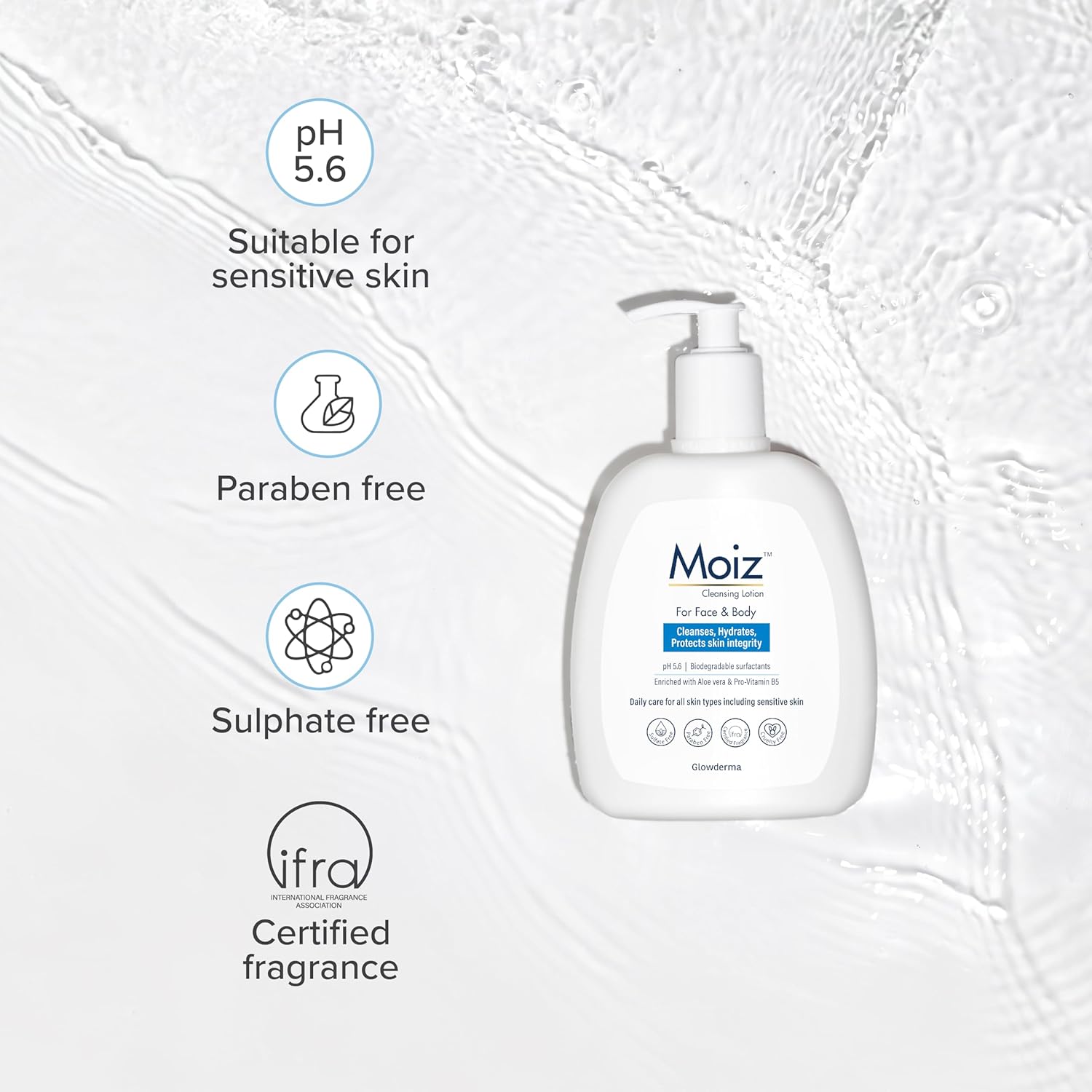 Moiz Cleansing Face & Body Lotion