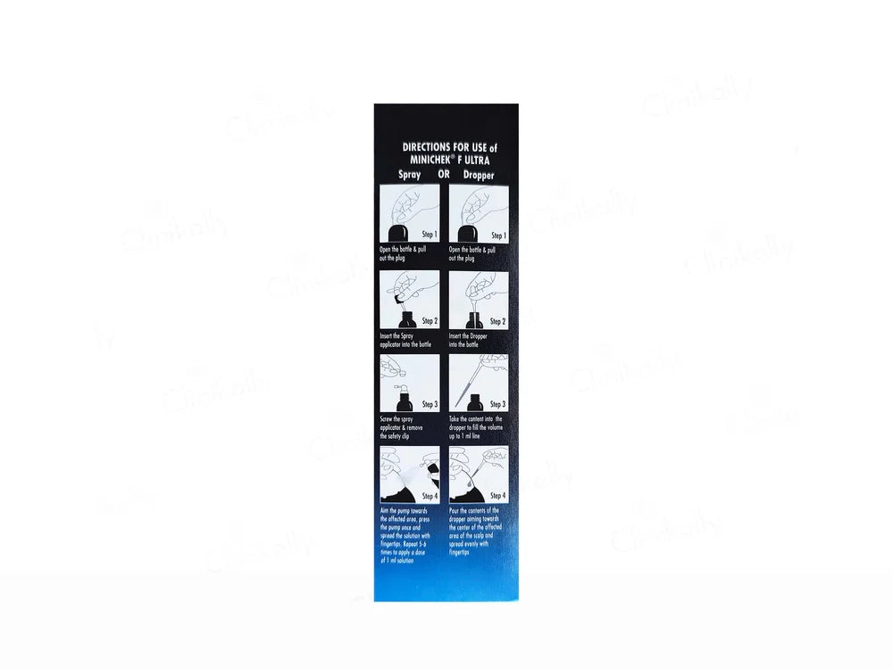 Minichek Ultra F Topical Solution, 60ml