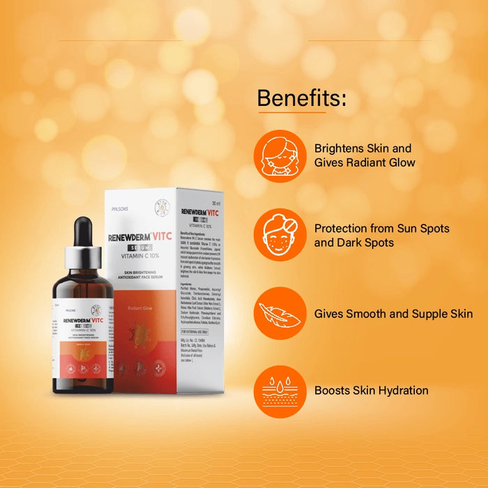 Palsons Renewderm Vit C Face Serum, 30ml