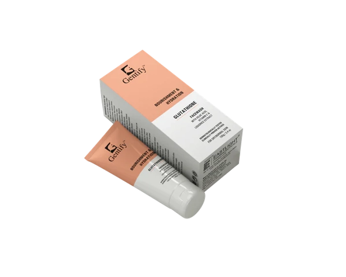 Gentify Glutathione Face Wash with Kojic Acid | Brightening & Anti-Pigmentation, 100gm