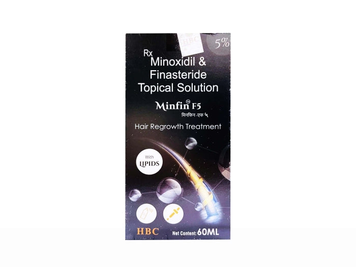 Minfin F 5% Topical Solution, 60 ml