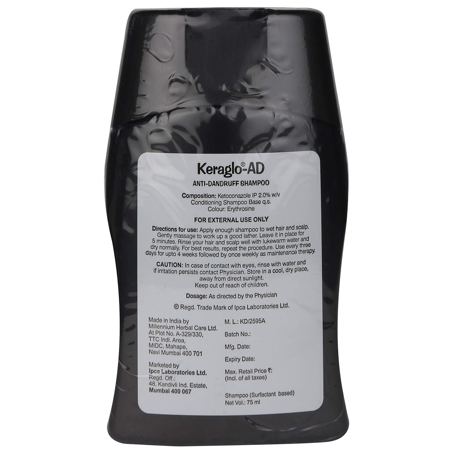 Keraglo AD Shampoo, 75ml