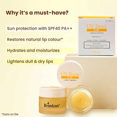 Uv Doux Lip Lightening Balm SPF 40, 8gm