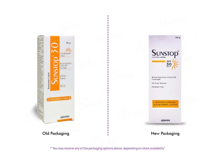 Sunstop Sunscreen Lotion SPF 30, 60gm