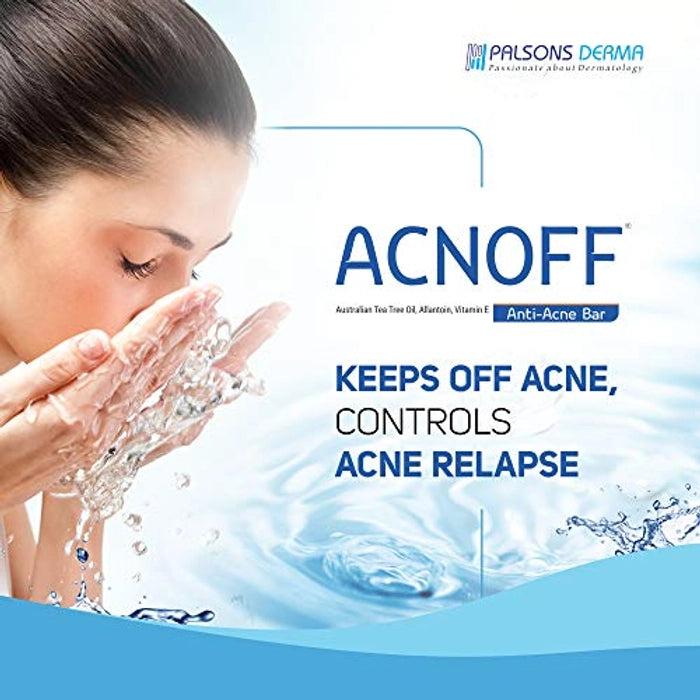 Acnoff Anti-Acne Bar, 100gm