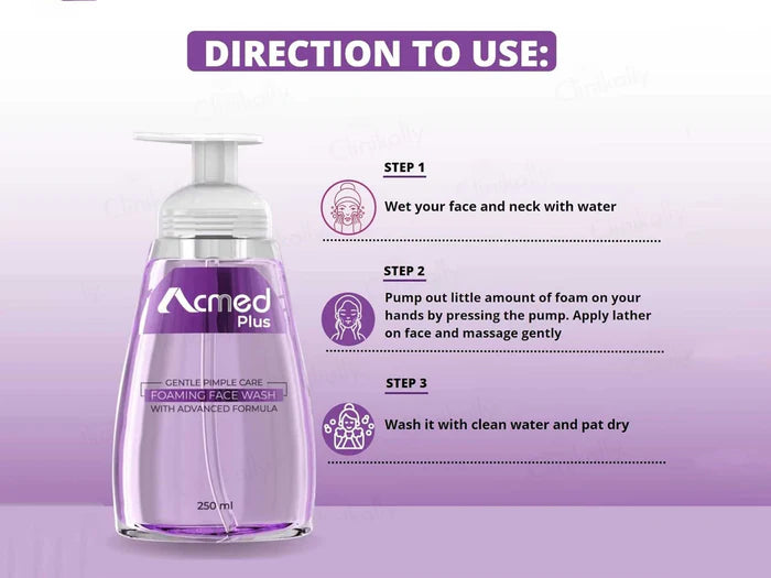 Acmed Plus Foaming Face Wash, 150ml