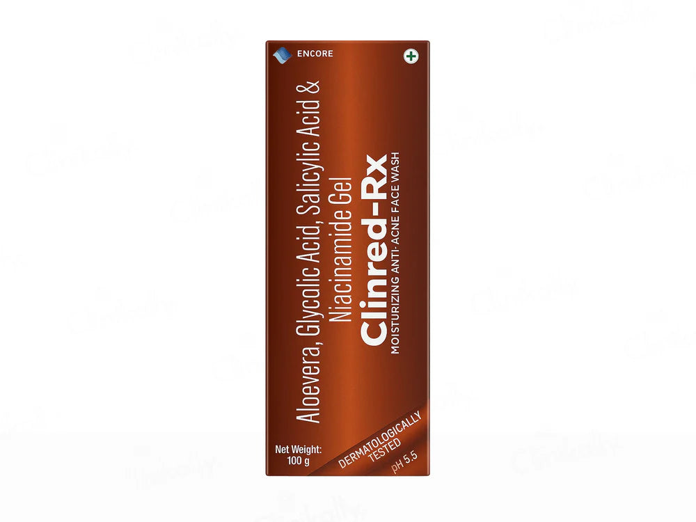 Clinred-Rx Moisturizing Anti-Acne Face Wash