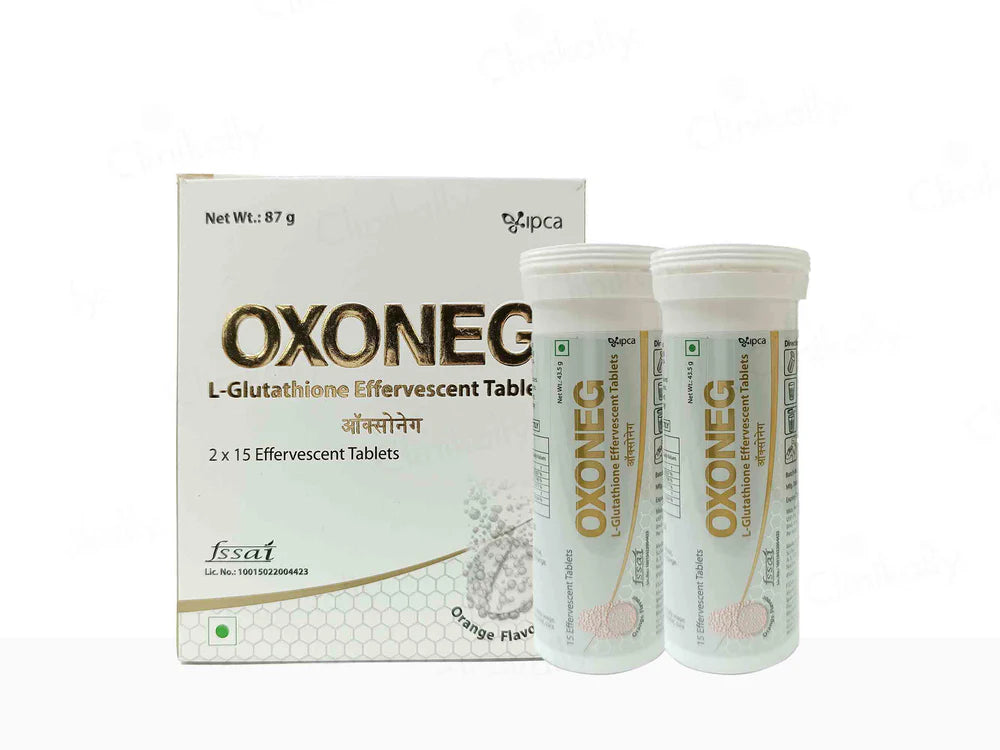 Oxoneg L-Glutathione Effervescent Tablet, 15 Tablets