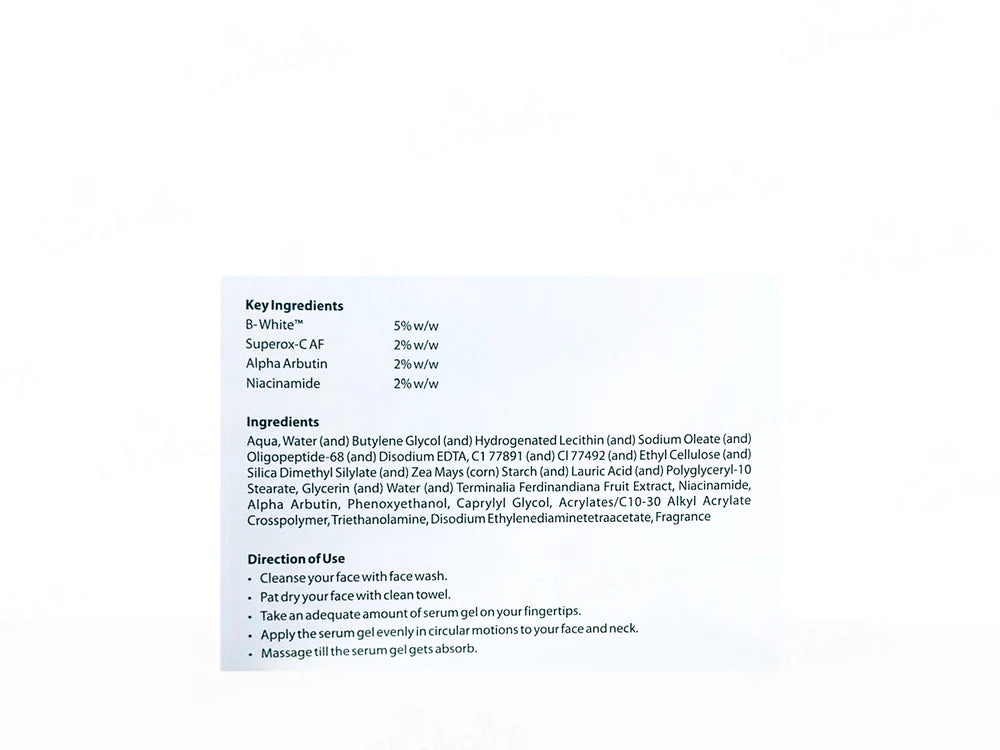 Cutibrite Skin Brightening Face Serum Gel
