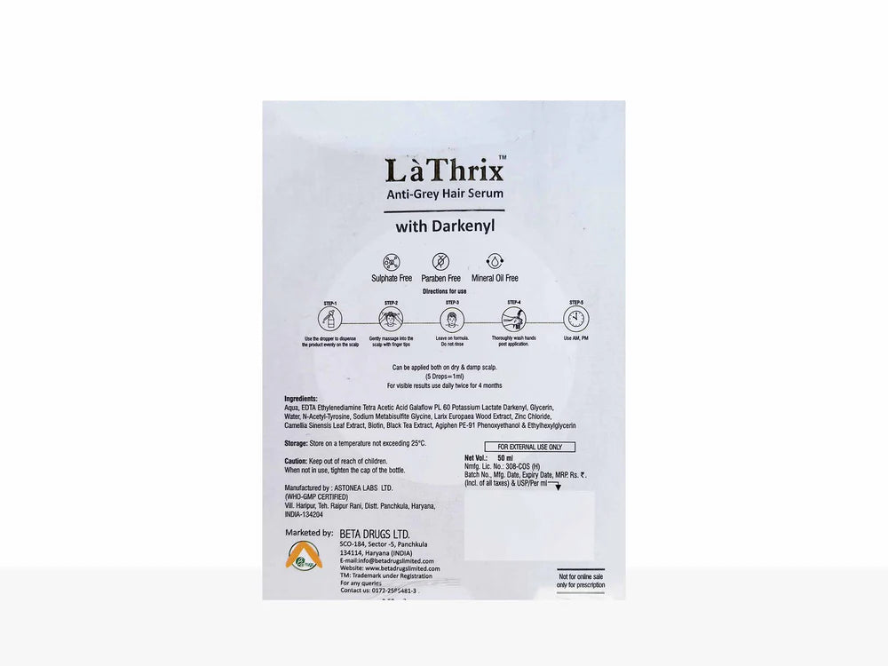 LaThrix Anti Grey Hair serum