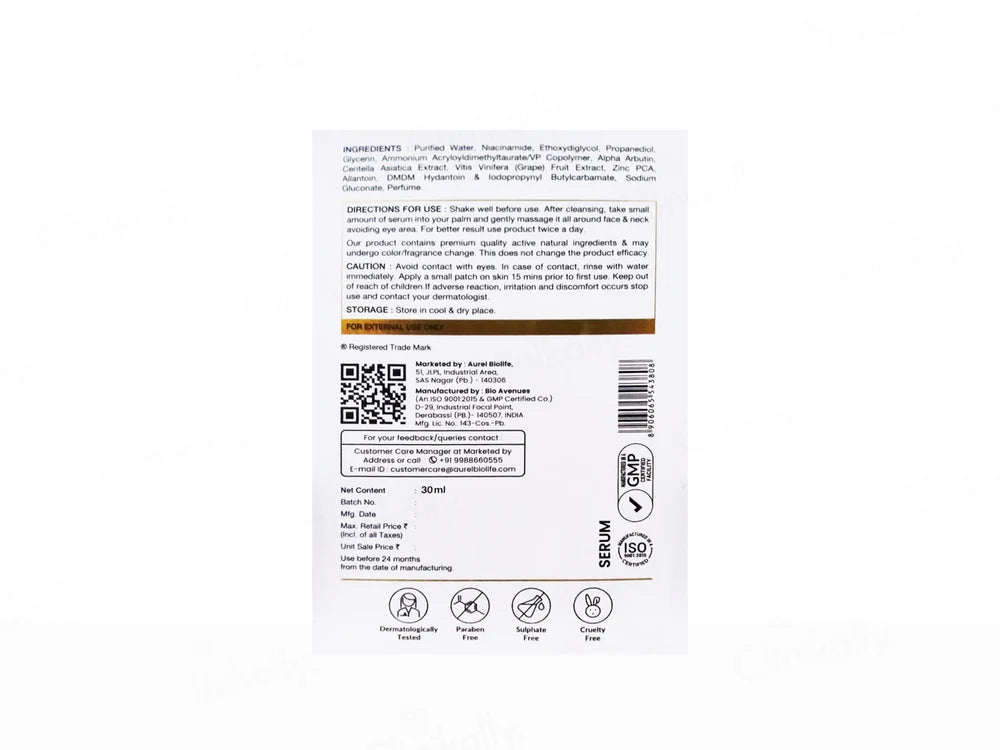 Niafine 10% Niacinamide Serum