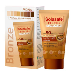 Solasafe Tinted Bronze Sunscreen SPF 50 PA+++, 50gm