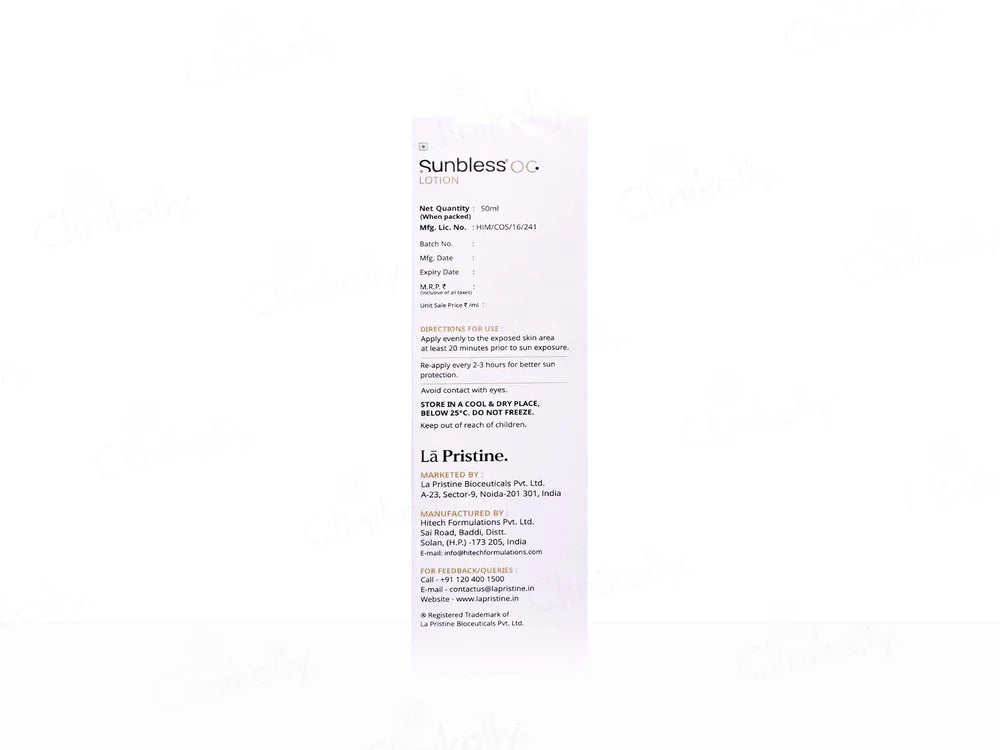 Sunbless OC Oil Control Lotion SPF 50+ PA++++