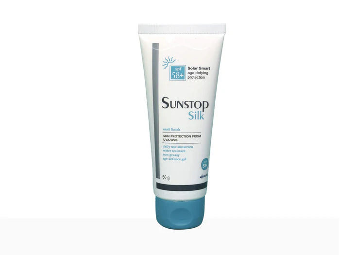 Sunstop Silk Sunscreen Matt Finish SPF 58+, 60gm