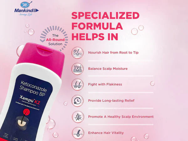 Xampu-KZ Anti-Dandruff Shampoo, 100ml