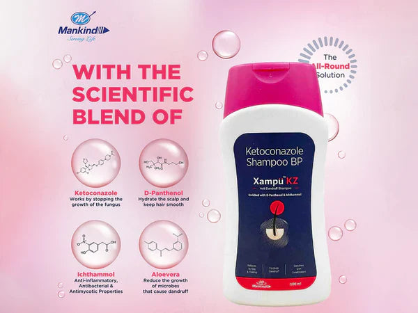 Xampu-KZ Anti-Dandruff Shampoo, 100ml
