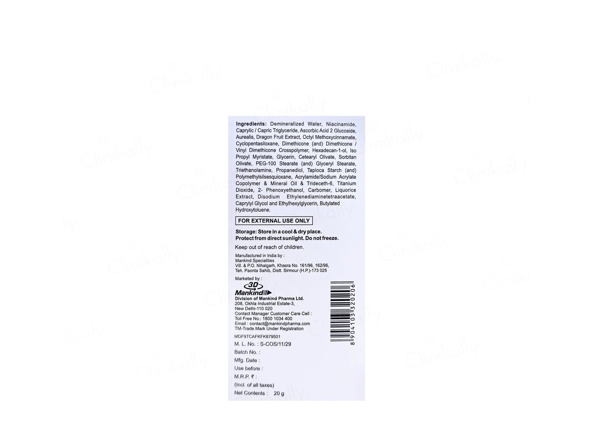 Skinbless Cream, 20 gm