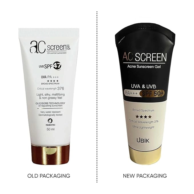 AC Screen Acne Sunscreen Gel SPF 50, 50 ml