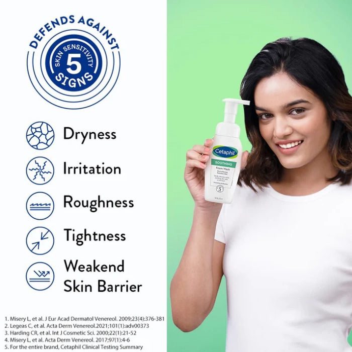 Cetaphil Soothing Foam Wash 200ml