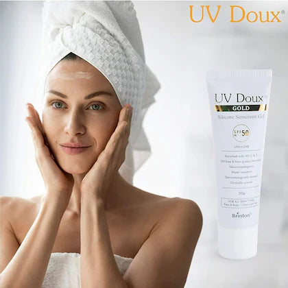 UV Doux Gold Silicone Sunscreen Gel SPF 50