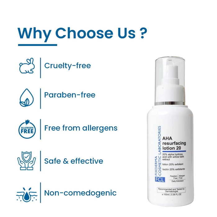 FCL AHA Resurfacing Lotion 20, 100ml